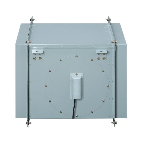 Inline duct fan installed within ventilation system for airflow boost